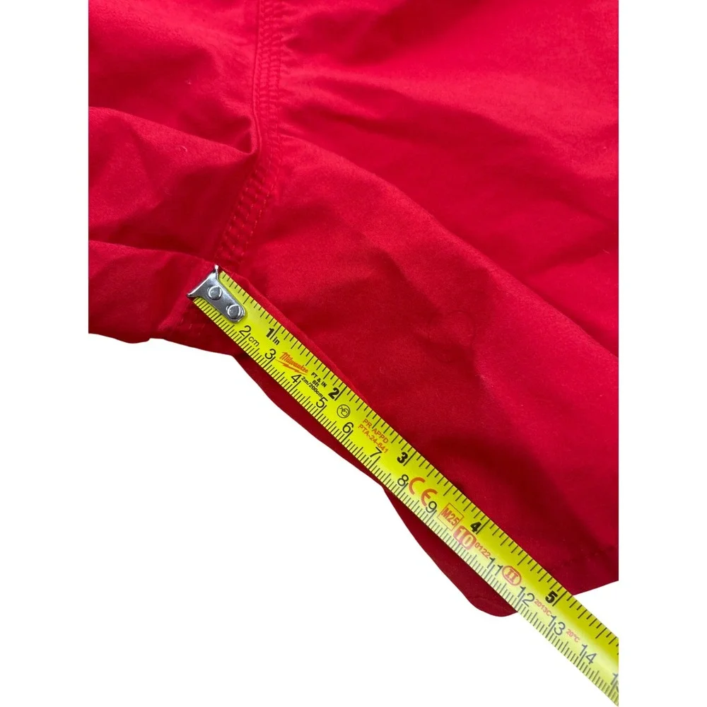 Speedo Mens Red Swim Trunks Mesh Lined Side Stripe Athletic Board Shorts Size L